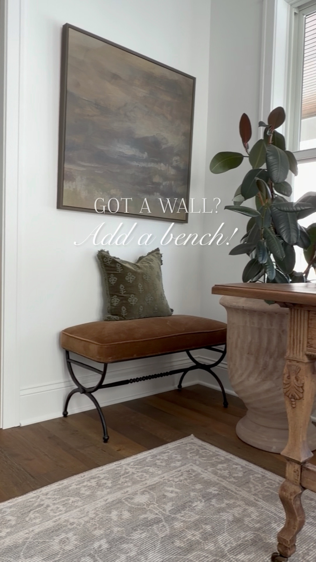 A bench is a fun way to fill a wall or add a pop of color to a space. I love this one in my office but I linked a bunch of styles  

#LTKHome #LTKSaleAlert #LTKSeasonal