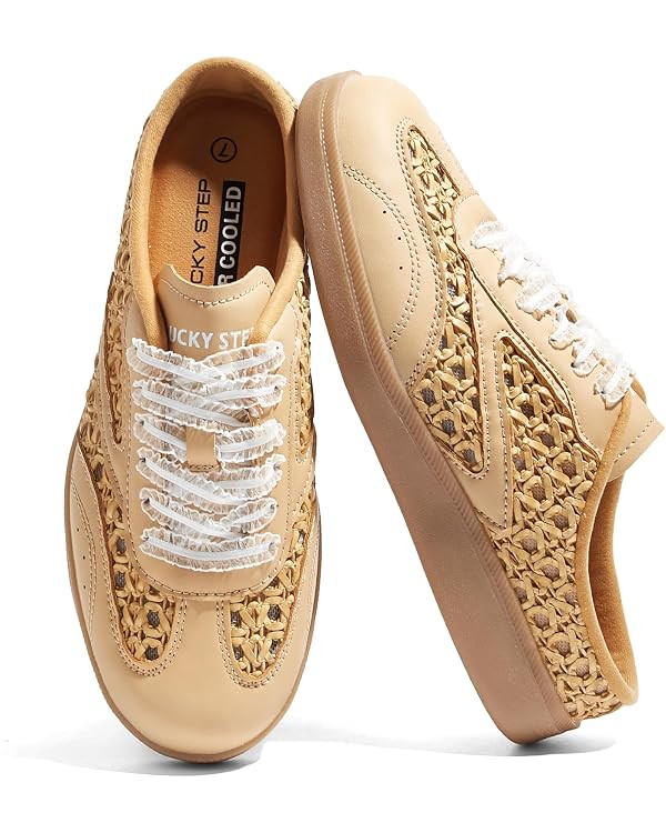 LUCKY STEP Women’s Mule Fashion Sneakers Slip On Backless Walking Shoes Winter Retro Comfy Casu... | Amazon (US)