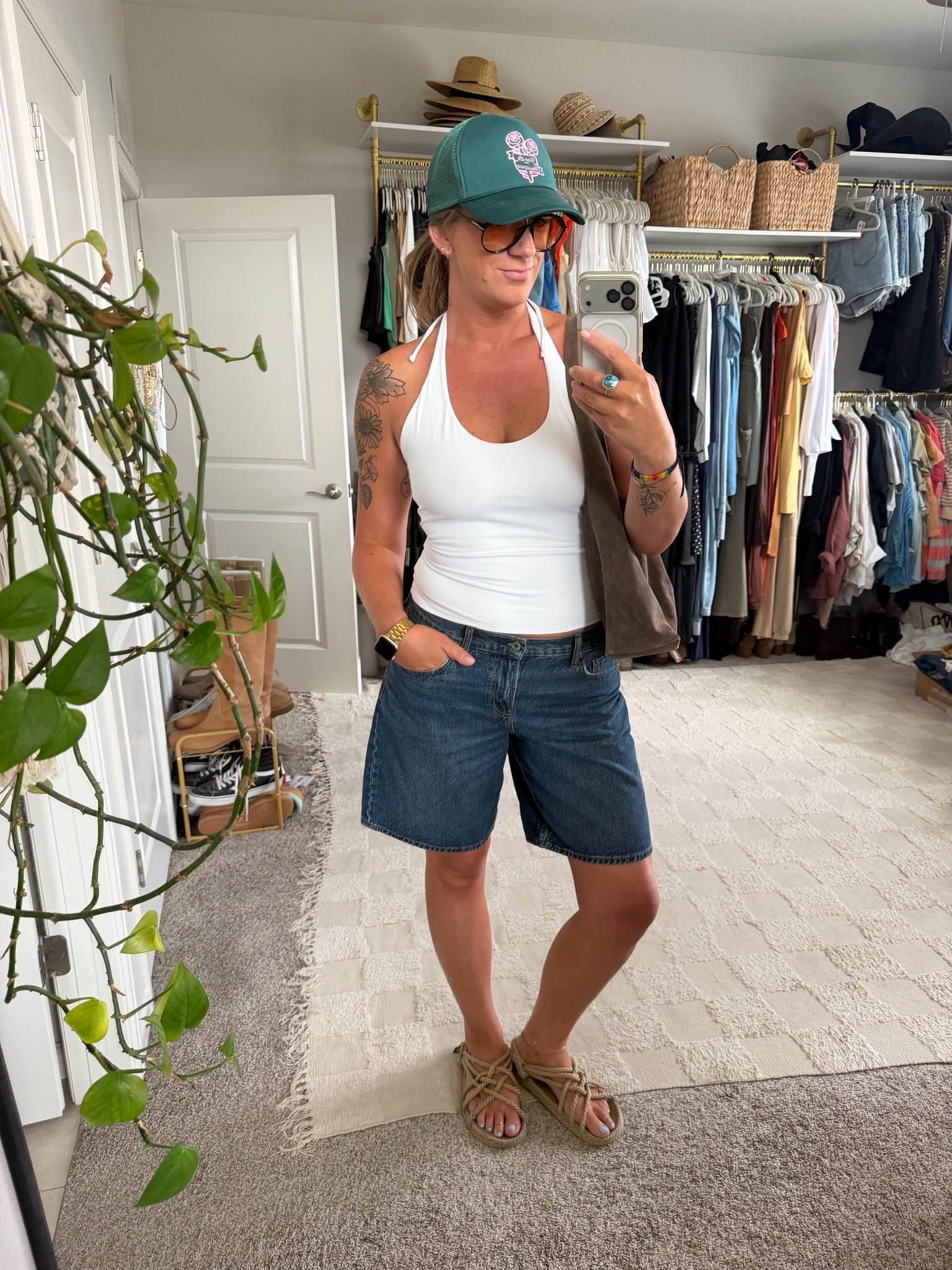 Large top, 30 shorts

#LTKTall #LTKOver40