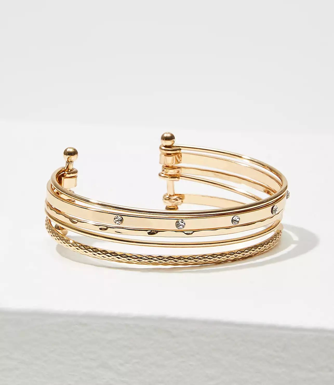 Metallic Layered Bracelet | LOFT