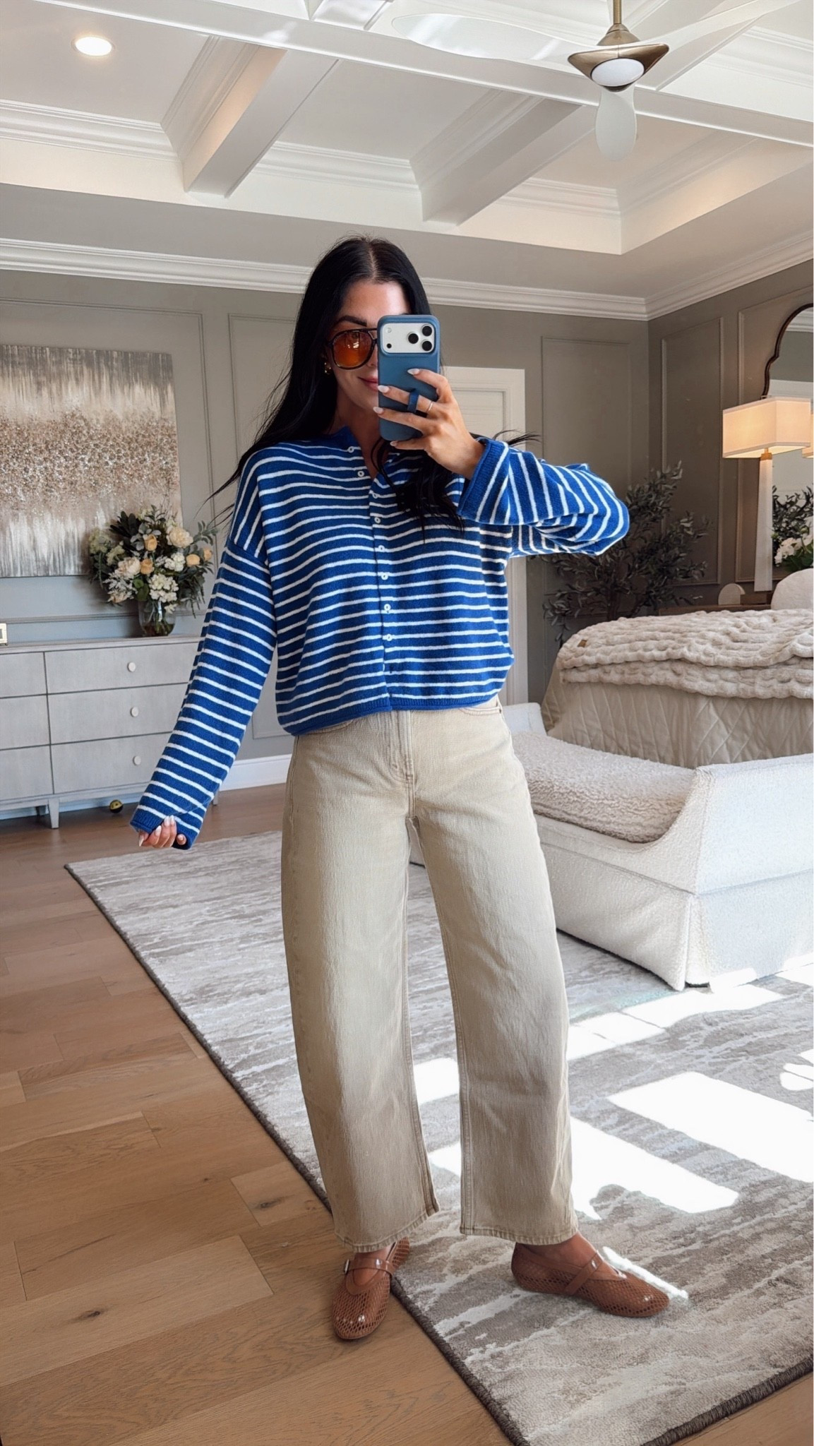 20% off almost everything on the abercrombie app! Obsessed with this striped sweater

sale alert, casual outfits, fall outfits, prefall fashion, abercrombie, denim, jeans, Katy roach, livingmybeststyle