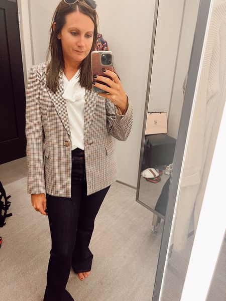 Work wear
Business casual
Professional
Checkered blazer
High waist dark blue Jean denim flare jeans
Plain white work top
Fall outfit
Office
Nordstrom anniversary sale
NSale

Coastal grandmother 
Country club
Preppy style
Nordstrom anniversary sale
NAS
Nordstrom Sale
Fall sweaters
Faux leather leggings
Knee high boots
Ugh sale
Back to school
Work clothes
Vest
Outerwear 
Amazon fashion
Finds
Casual style
Weekend outfit
Sets
Date outfit
Revolve 
Under $200
Cocktail 
Easter dress
Spring outfit
Brunch
Night out
Date night
Pink
Floral

Blue white striped tie dress Amazon fashion 
Knee length
Beach trip

White skirt
Business professional 
Business casual
Work pant 
Wide leg
High waist
Under $100
Work wear
Long white midi skirt
Nordstrom 

Follow my shop @clairecumbee on the @shop.LTK app to shop this post and get my exclusive app-only content!

#liketkit #LTKSeasonal #LTKxNSale #LTKworkwear
@shop.ltk
https://liketk.it/4euZH