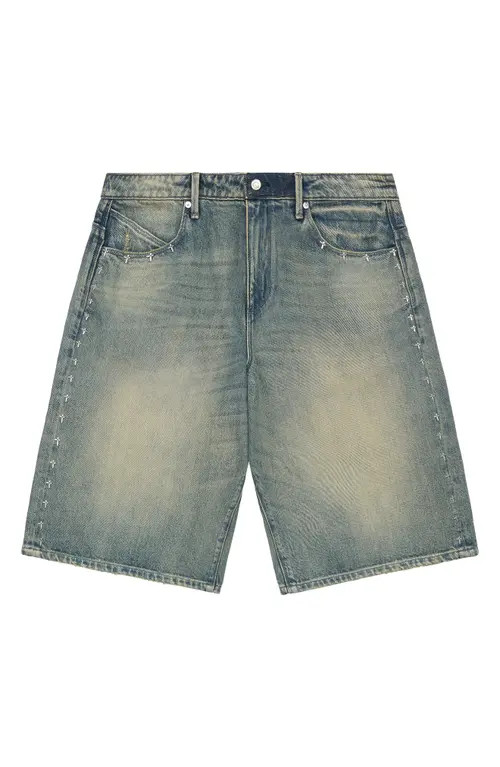 RtA Gustavo Oversize Denim Bermuda Shorts in Dawn Wave at Nordstrom, Size 29 | Nordstrom