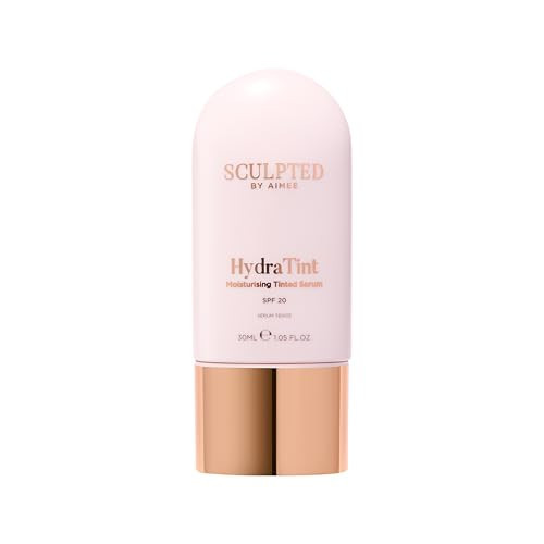 HydraTint Moisturising Tinted Serum from Sculpted by Aimee - 30ml 2-in-1 Makeup and Skin-Perfecting Skincare Tinted Moisturiser & Serum Foundation with SPF 20, Hyaluronic Acid & Ceramides | Amazon (UK)