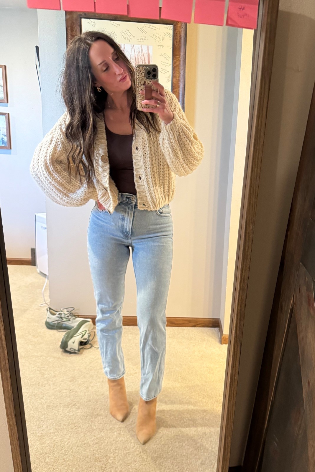 Date night! Jeans are my fave fit from Abercrombie in a 26