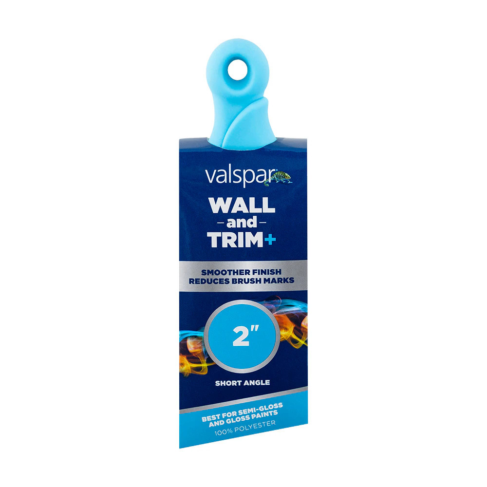 Valspar Wall and Trim 2-in Reusable Polyester Angle Sash brush | 885289200 | Lowe's