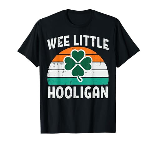 St Patricks Day Wee Little Hooligan Saint Pattys Irish Kids T-Shirt | Amazon (US)