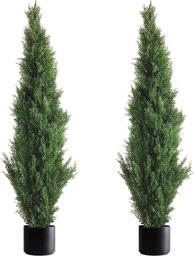 Two 4 Feet Artificial Cedar | Amazon (US)