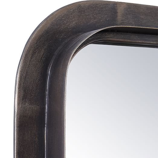 Industrial Steel Mirror - 22.5"W x 32.5"H | West Elm (US)