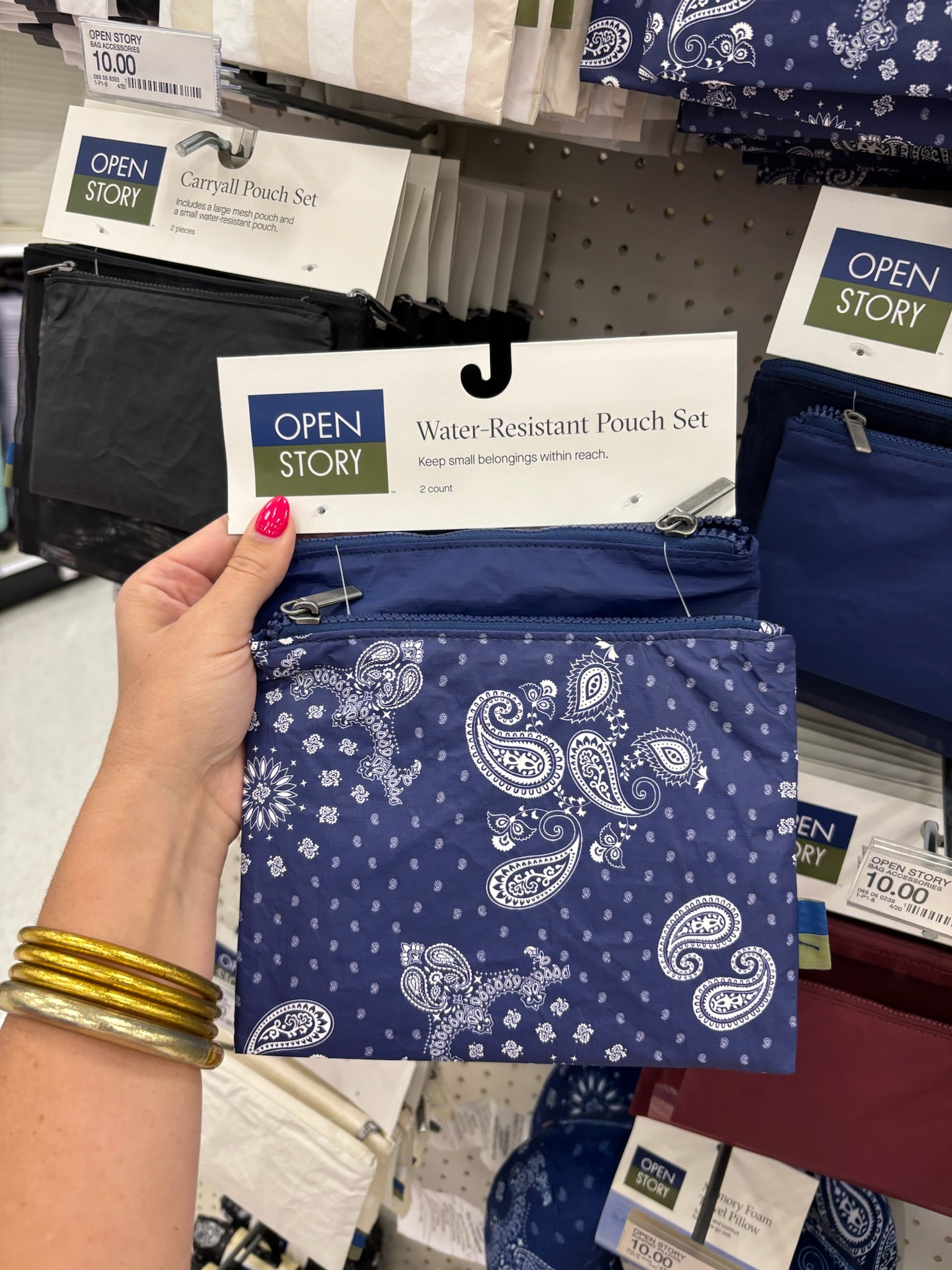 These water-resistant pouches are perfect for travel, pool days, makeup, snacks, or keeping all the little things organized 😍 Love the cute bandana print! 

 #LTKmomlife #LTKTravel