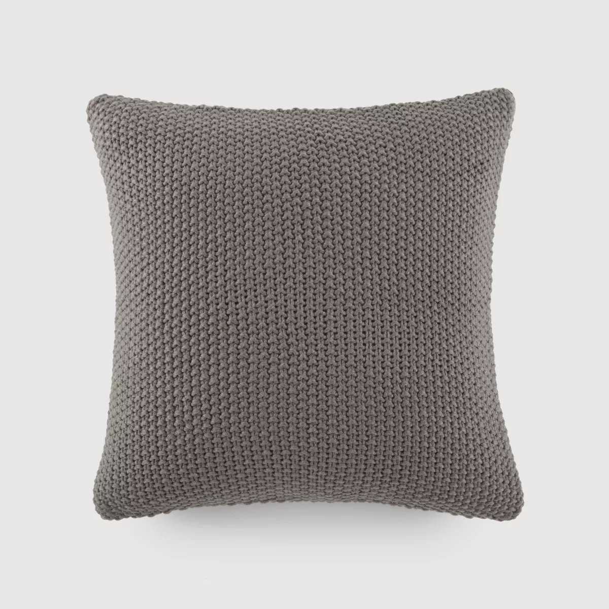 Stitch Knit Throw Pillow Cover And Pillow Insert - Becky Cameron, Gray, One Size | Target