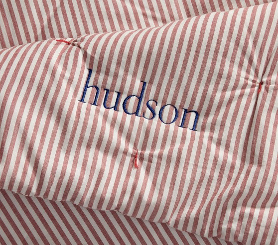 Chris Loves Julia Yarn Dyed Stripe Baby Quilt | Pottery Barn Kids