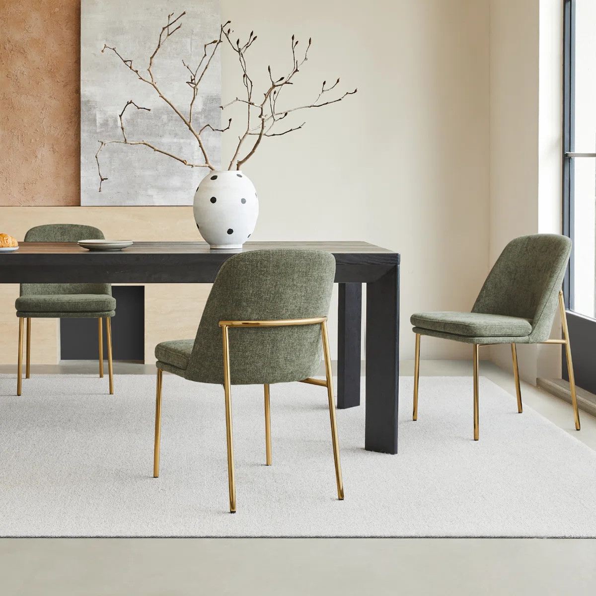 Angelick Dining Chair with Metal Frame | Wayfair North America
