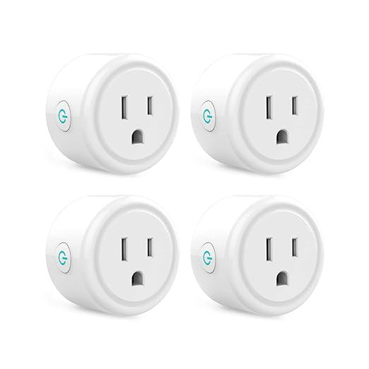 Amazon.com: Mini Smart Plug, Wi-Fi Outlet Socket Works with Alexa and Google Home, Remote Control... | Amazon (US)
