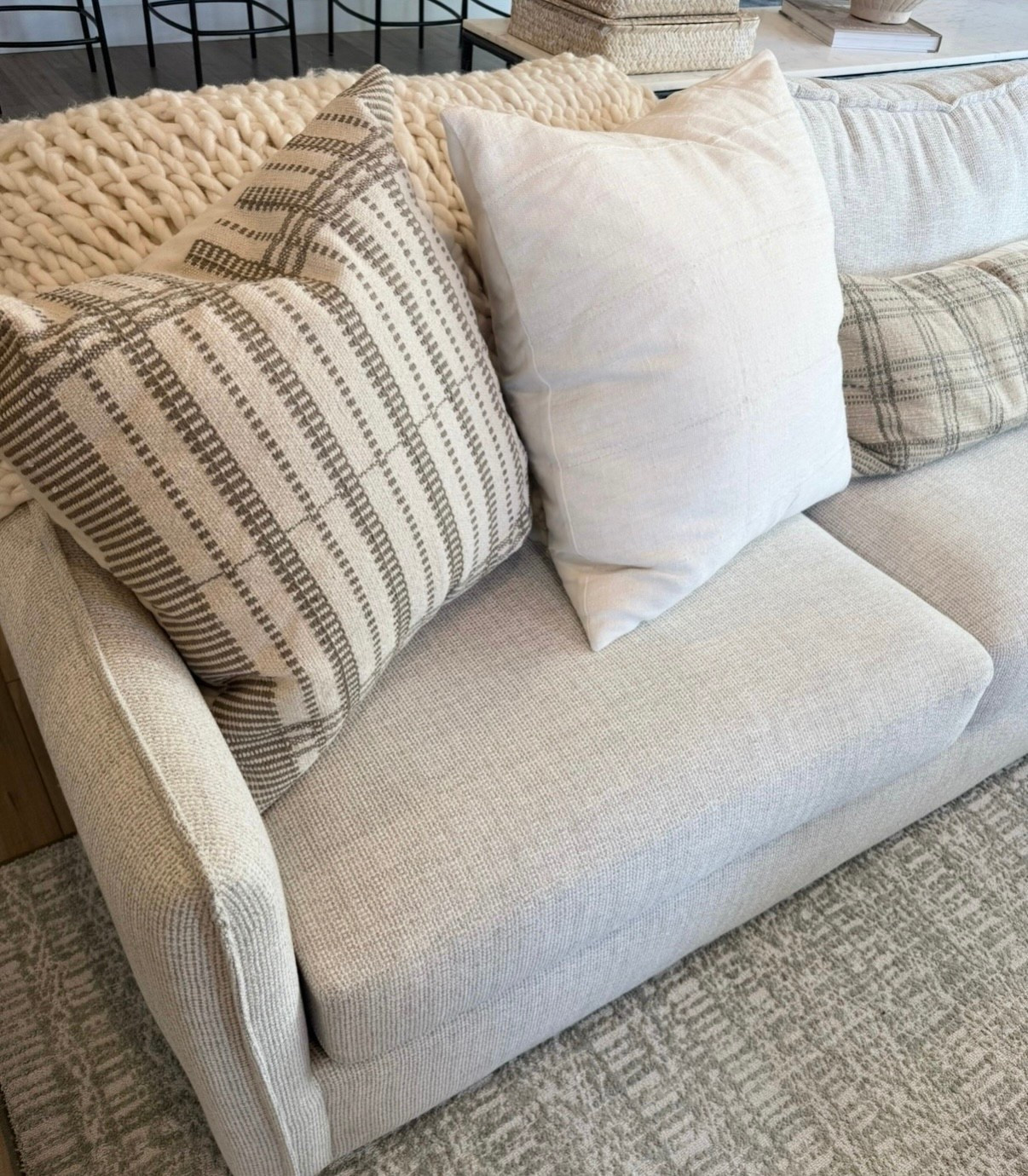 ✨ If you’re looking for new pillows for the couch—these are mine! 🤍
I love the brand + the cozy texture…such an easy way to elevate your space. 🛋️

⬇️ Tap to shop my exact pillows + more favorites!

#LTKHome #LTKSaleAlert #LTKStyleTip