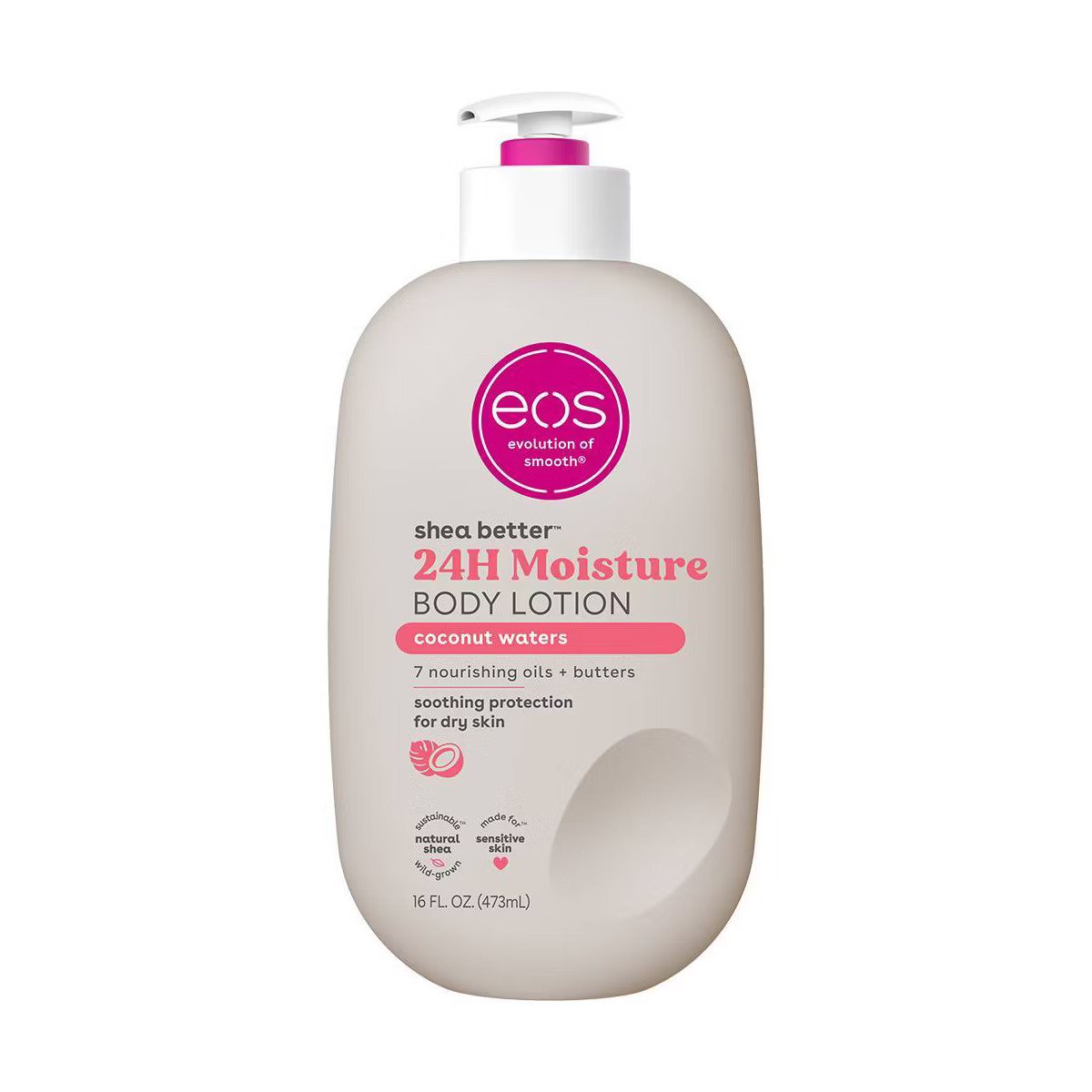 eos Shea Better 24H Moisture Body Lotion - Coconut Waters - 16 fl oz | Target