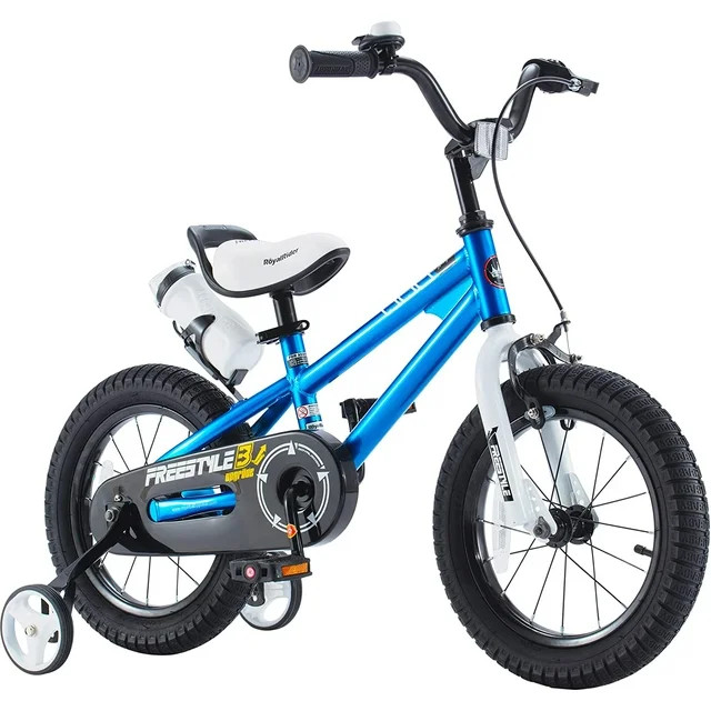 Royalbaby Freestyle 14" Bicycle for Boys and Girls Ages 3-6 Years, Blue | Walmart (US)