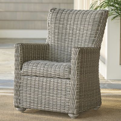 Simsbury Outdoor Wicker Dining Chairs, Set of Two | Grandin Road