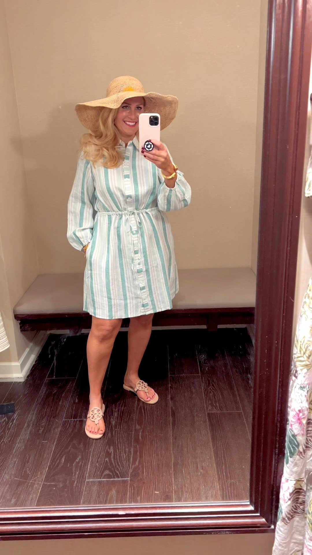 Love that this Tommy Bahama dress has a pull tie waist. Very convenient.

Great resort dress or poolside dress.

Wearing a medium. Fits true to size.

#LTKSeasonal #LTKOver40 #LTKSaleAlert #LTKU #LTKMidsize #LTKTravel #LTKgrwm #LTKootd #LTKValentine #LTKNYFW #LTKvlog