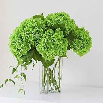DUYONE 3PCS 21 inch Realistic Artificial Hydrangea Large Real Touch Flowers Artificial Flowers Dr... | Amazon (US)