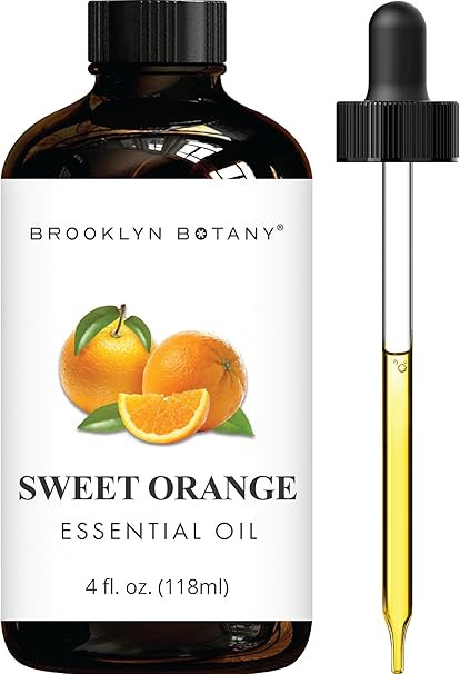 Brooklyn Botany Sweet Orange Essential Oil - Huge 4 Fl Oz - 100% Pure and Natural - Premium Grade... | Amazon (US)