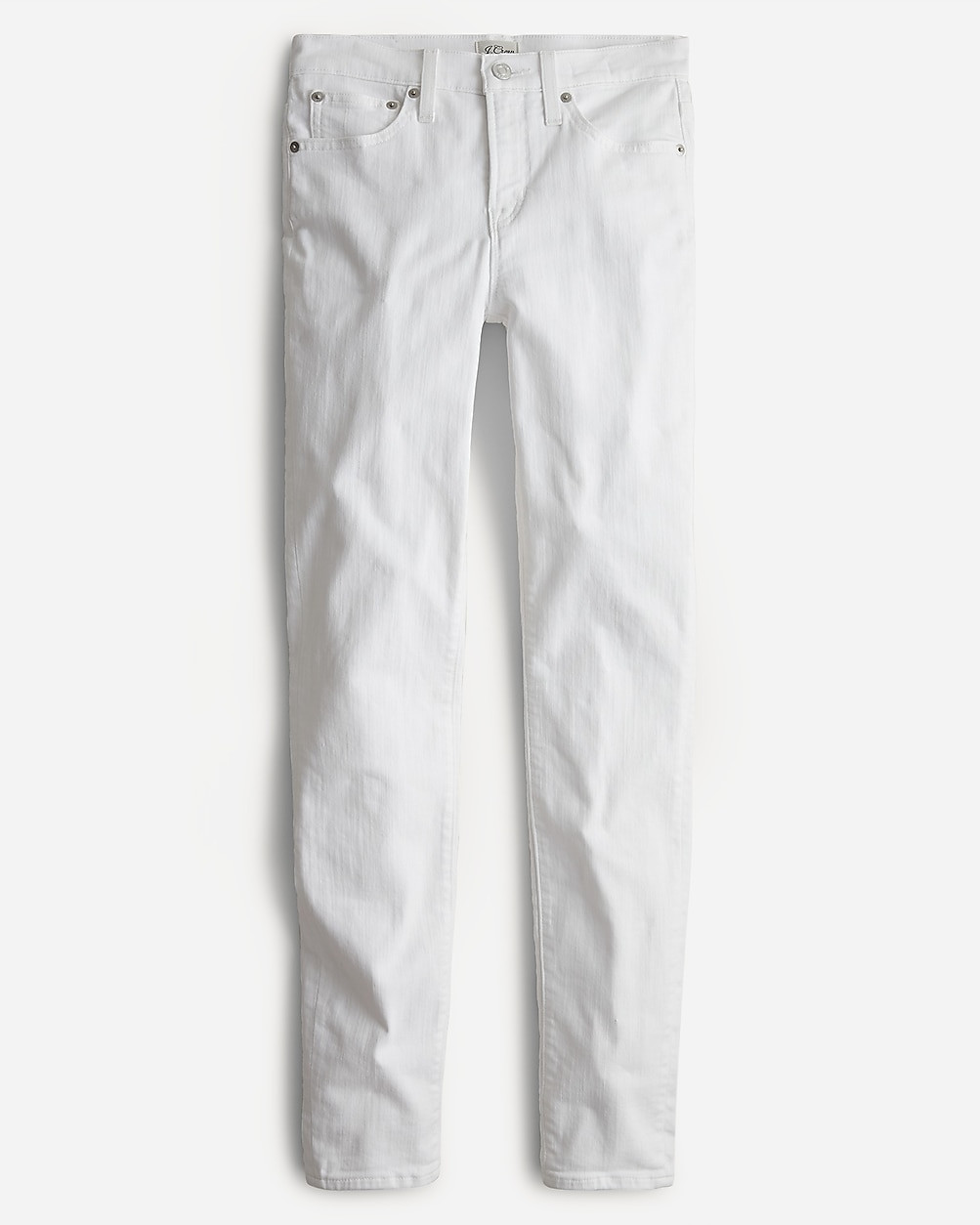9" mid-rise toothpick jean in white | J. Crew US