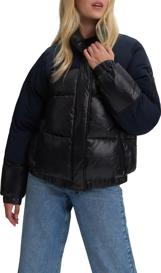 Juniper Mixed Media Puffer Jacket | Nordstrom Rack