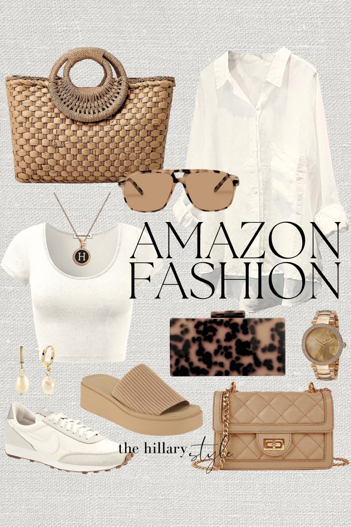 Amazon Fashion

Amazon, Amazon Fashion, Amazon Find, Found It On Amazon, Amazon Fashion Finds, Tortoise Shell, Clutch, Summer Fashion, Beach Fashion, Woven Tote, Slides, Nike Shoes, Sunglasses, Designer Inspired, Designer Look for Less, Michael Kors, Pearl Earrings

#LTKFind #LTKstyletip #LTKtravel
