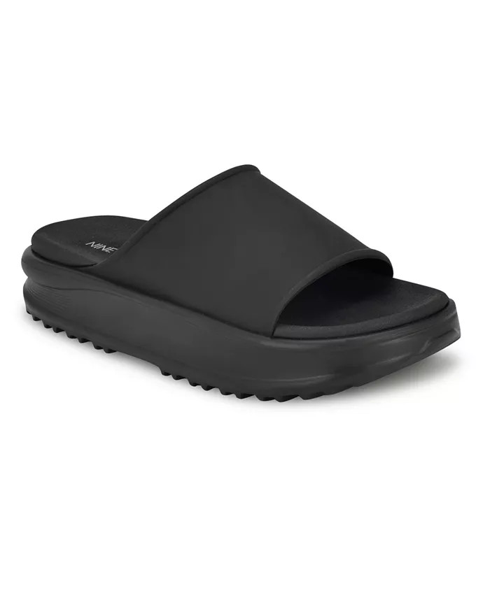 Nine West Women's Sunshin Round Toe Slip-On Casual Sandals - Macy's | Macy's