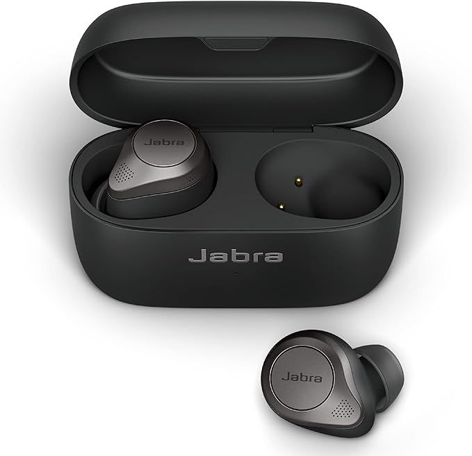 Jabra Elite 85t True Wireless Bluetooth Earbuds, Titanium Black – Advanced Noise-Cancelling Ear... | Amazon (US)