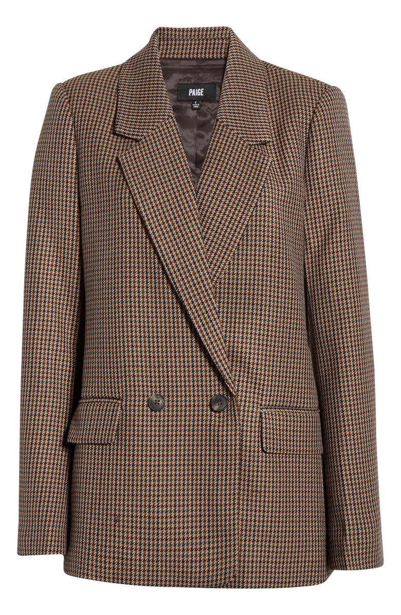 Quentin Houndstooth Check Wool Blend Blazer | Nordstrom