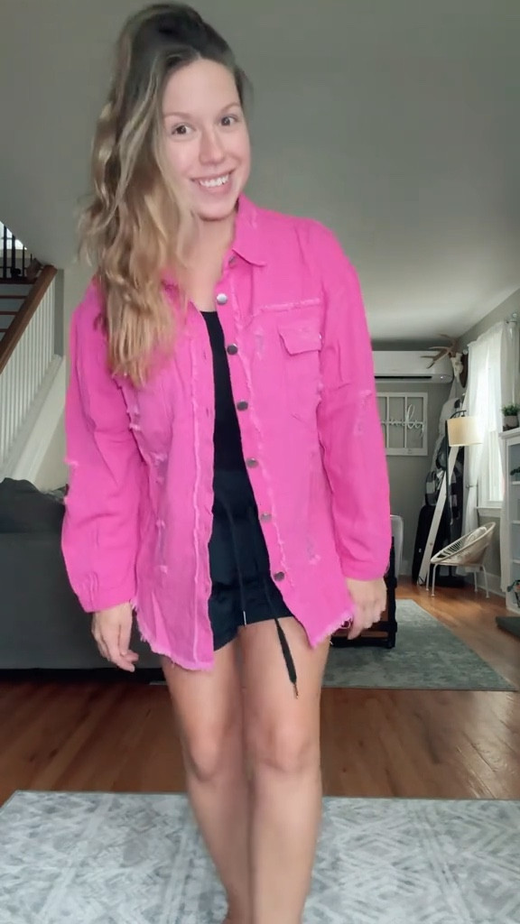 If it's pink, I need it
Loving this lightweight hot pink jacket for summer nights, comes in other colors as well.
Great quality, slightly oversized!
I'm wearing a size small for reference but could have got a medium for a more oversized fit.

#LTKStyleTip #LTKU #LTKFindsUnder50