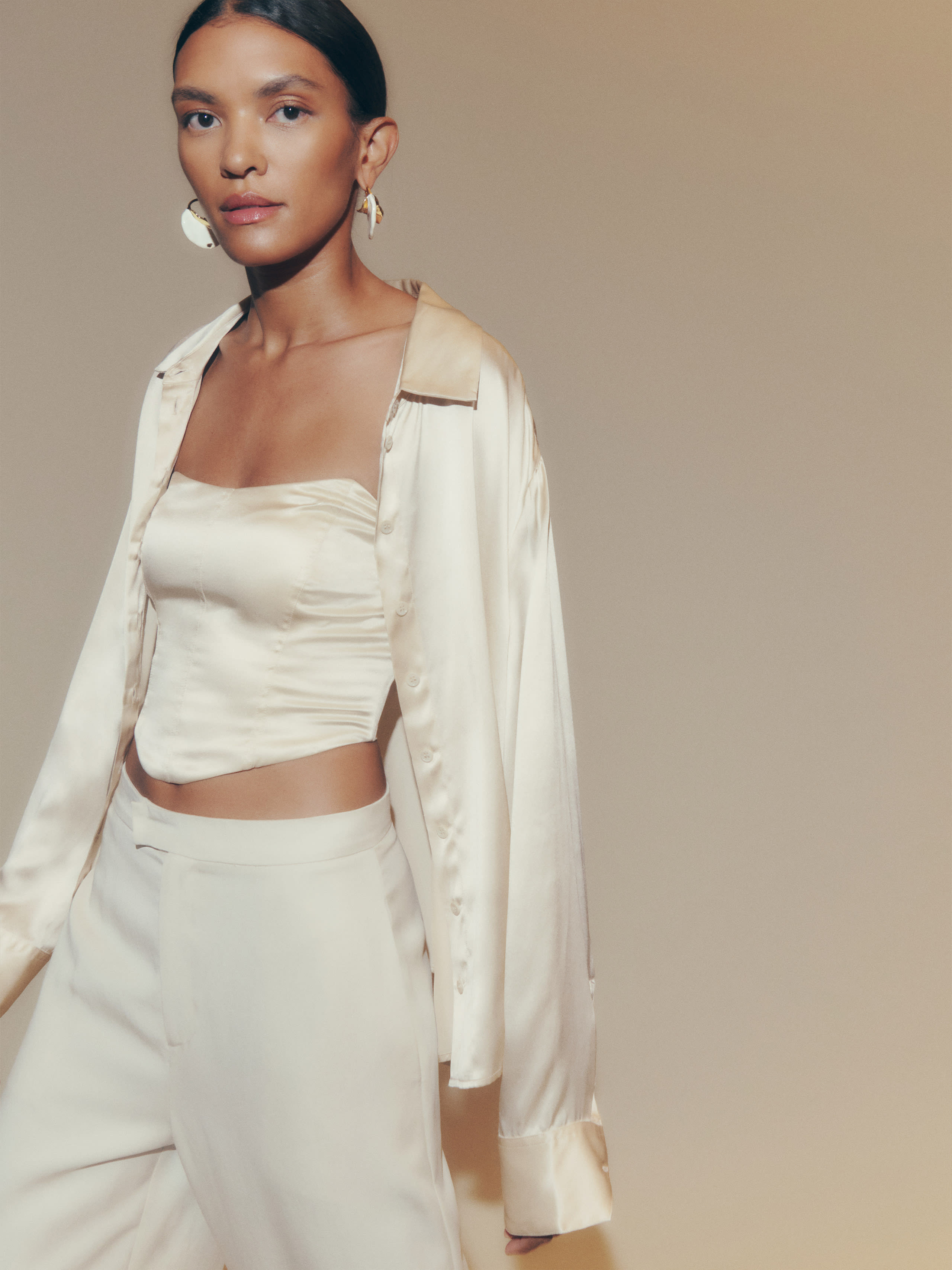 Maia Silk Top | Reformation (Global)