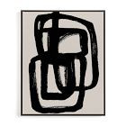Abstract Ink Brush Framed Wall Art by Minted for West Elm | West Elm (US)