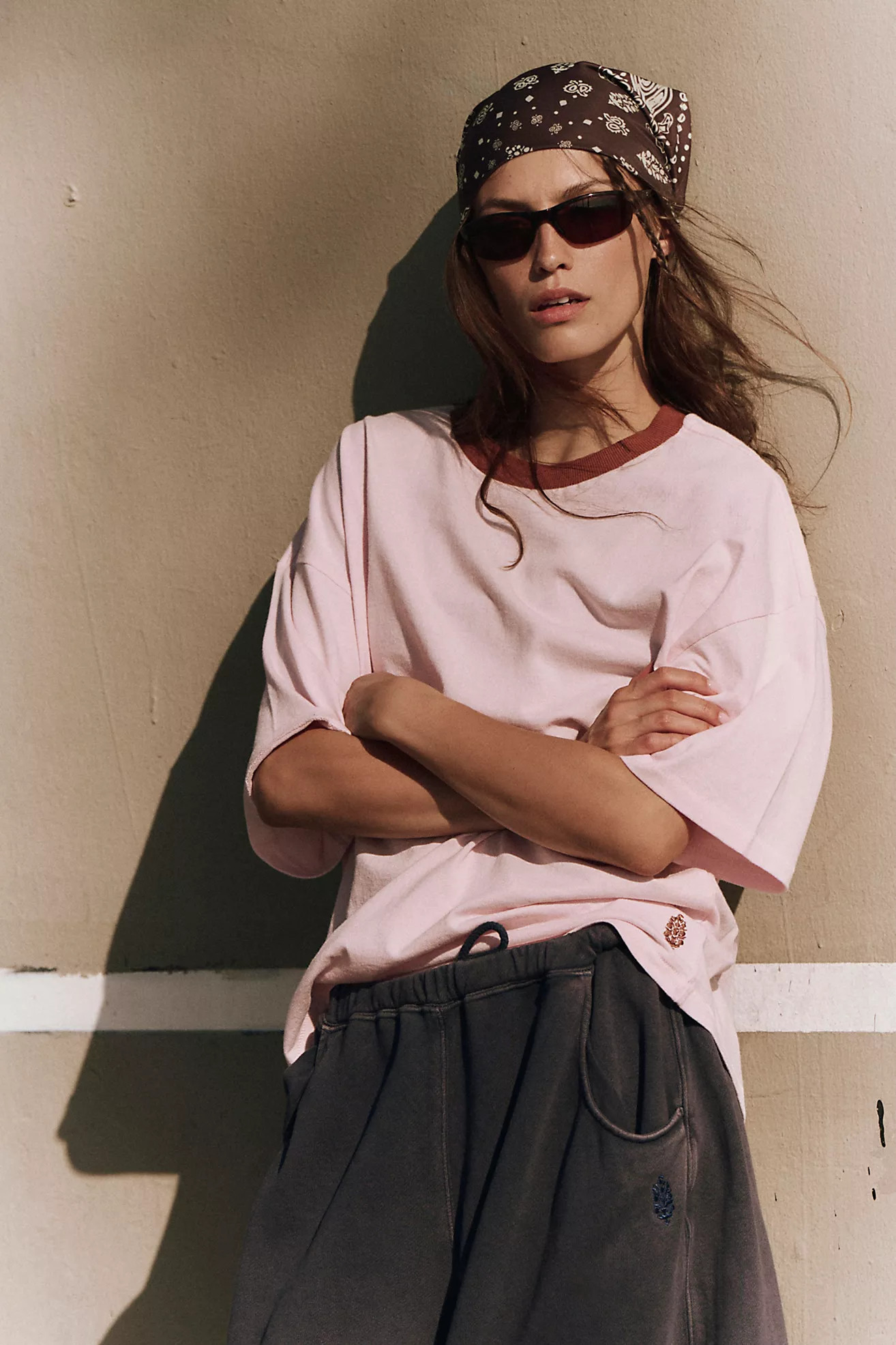 Tackle Heather Colorblock Tee | Free People (Global - UK&FR Excluded)