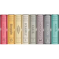 WS Game Company Collection of 8 Vintage Bookshelf Edition Board Games Including Scrabble, Monopol... | Amazon (US)