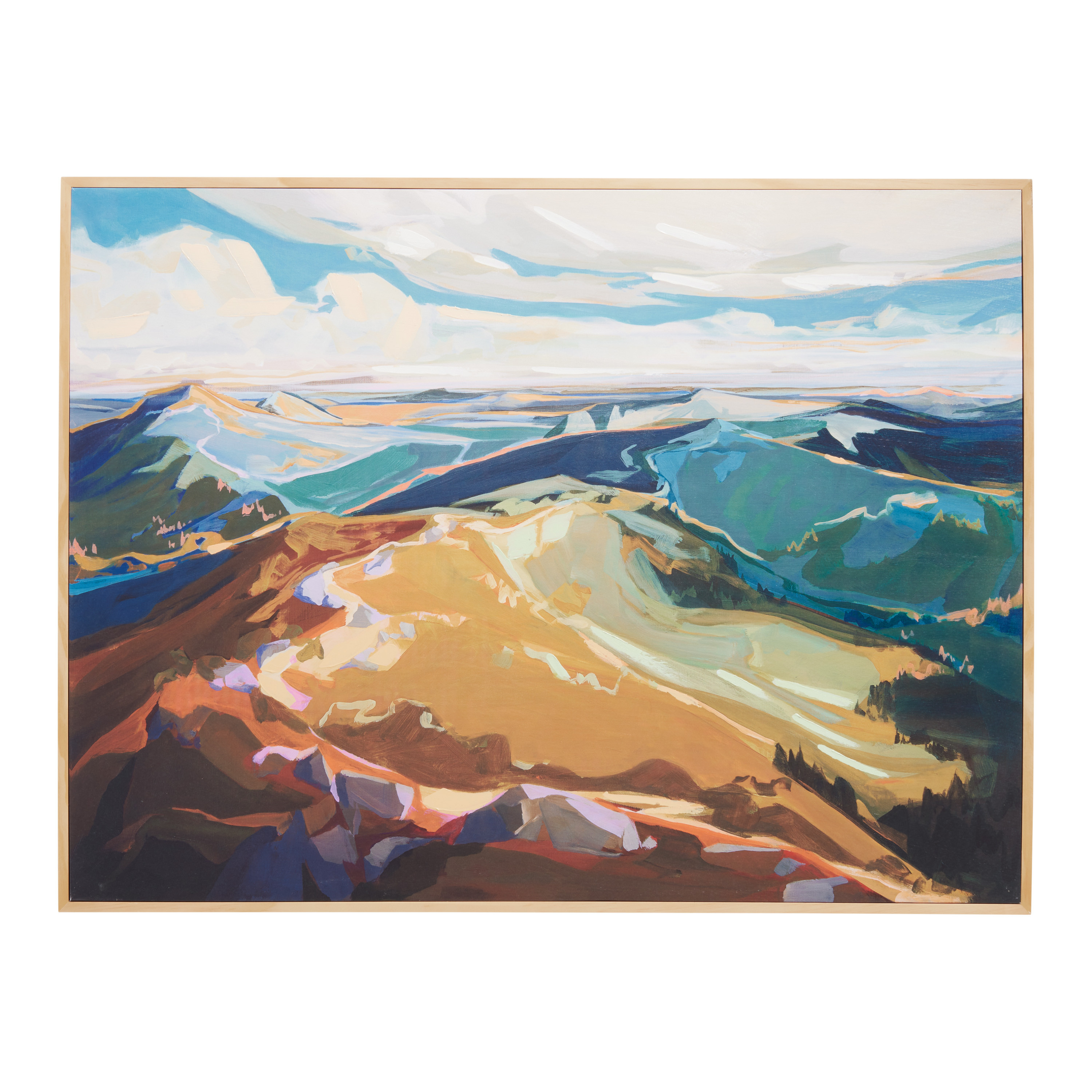 Mountain Journey Landscape By Jess Franks Framed Wall Art | World Market