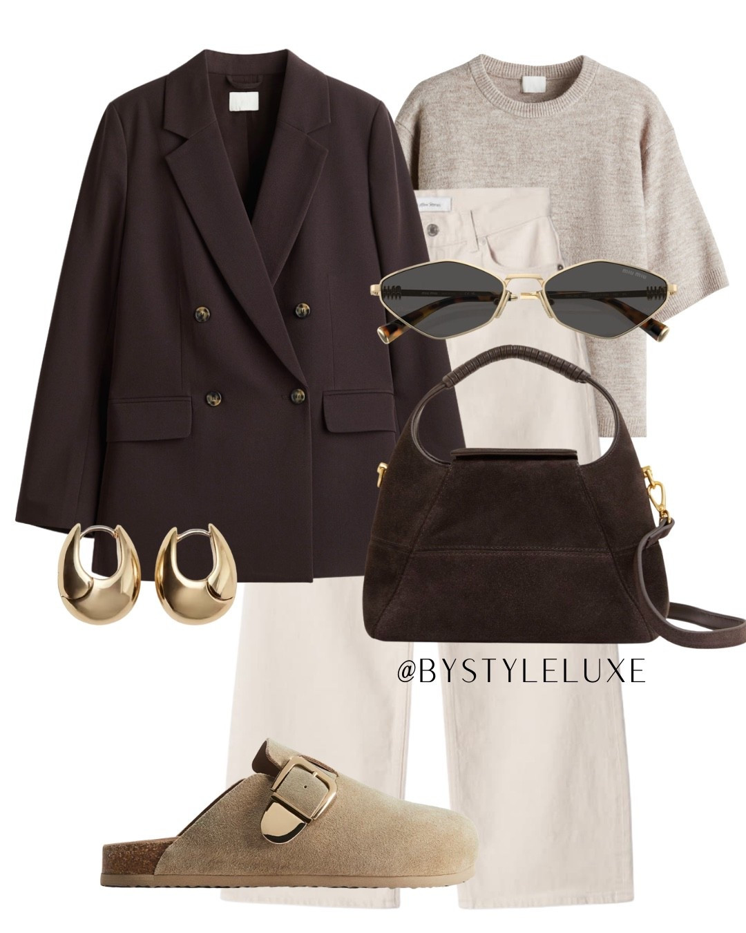 BROWN - styling a new in everyday brown blazer with jeans and some suede mules for an effortless everyday look 

#autumnoutfit #blazer #jeans 

#LTKautumn #LTKshoes #LTKbag