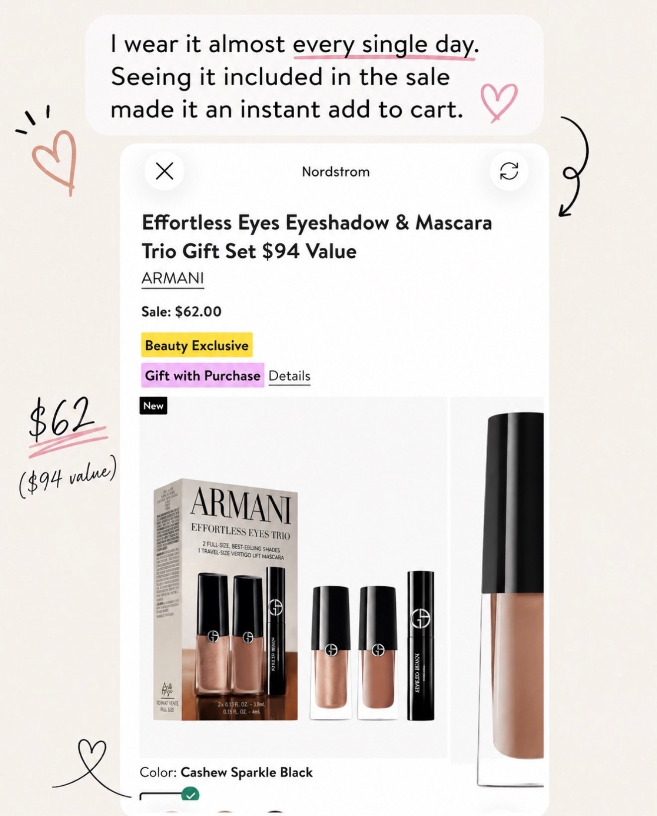I wear this every single day. It was a no brainer to get while on sale

#LTKSaleAlert #LTKOver40 #LTKBeauty