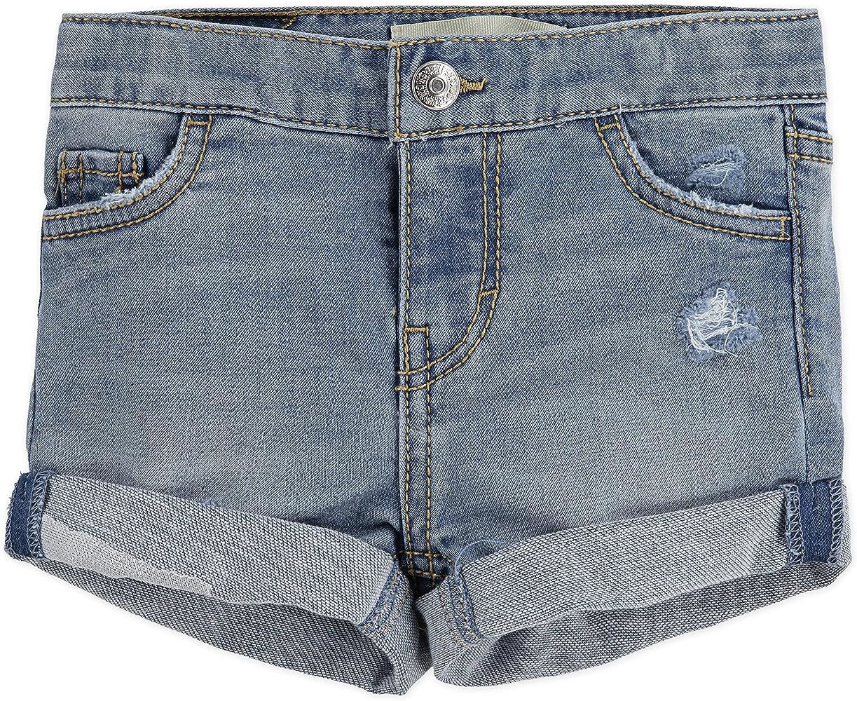 Levi's Baby Girls' Denim Shorty Shorts | Amazon (US)