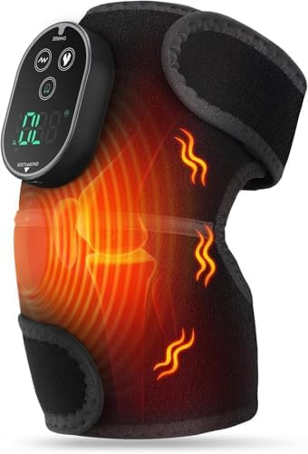 Cordless Knee Massager with Heat, Heating Pad for Knee Shoulder Elbow, Heated Knee Brace for Arth... | Amazon (US)