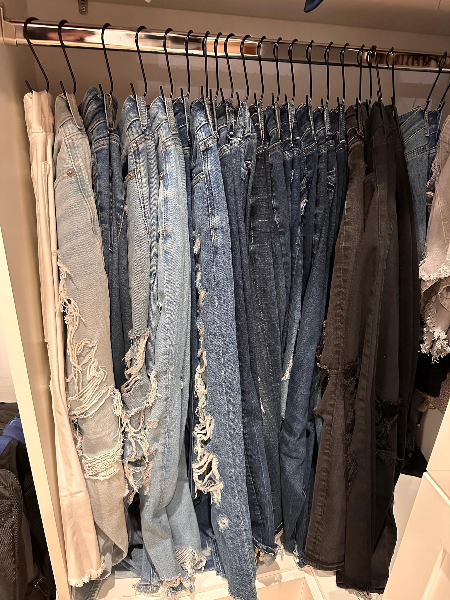 Amazon closet organization. I love these hooks for my jeans and shorts. It keeps them nice and neat, easy to grab, and leaves room in my drawers for other clothes! 

#LTKfamily #LTKstyletip #LTKhome