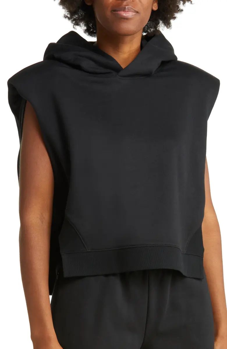 Alo Headliner Crop Sleeveless Hoodie | Nordstrom | Nordstrom