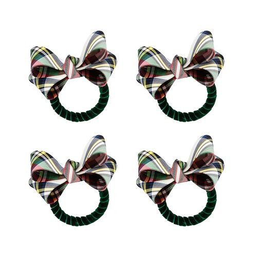 Set of 4 Tuxedo Napkin Rings - Juliska - Multi | One Kings Lane