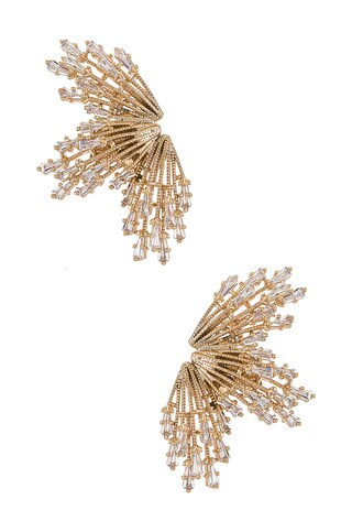 Anton Heunis Sun Rays Earrings in Gold from Revolve.com | Revolve Clothing (Global)