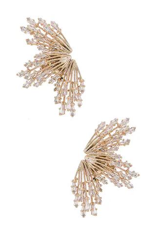 Anton Heunis Sun Rays Earrings in Gold from Revolve.com | Revolve Clothing (Global)