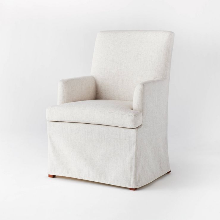Upholstered Dining Chair Cream - Threshold™ designed with Studio McGee | Target