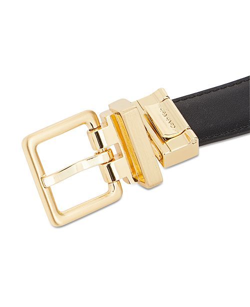 Calvin Klein Stitched-Edge Reversible Leather Belt & Reviews - Handbags & Accessories - Macy's | Macys (US)