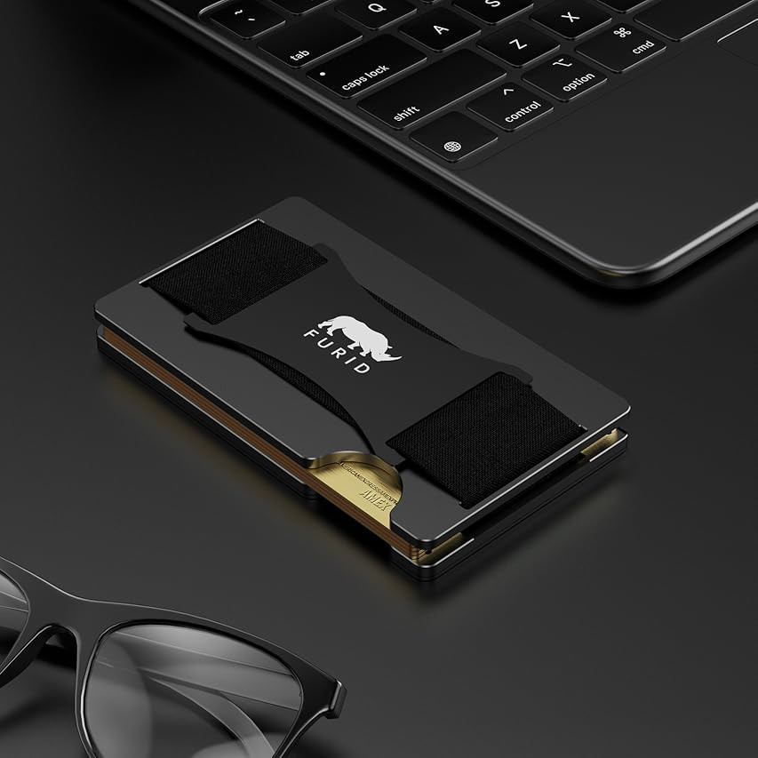 The Ridge Slim Minimalist Hex Style Mens Wallet with Front Pocket and RFID Safety Blocking - Card... | Amazon (US)