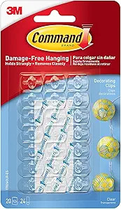 3M Command Decorating Clips, Clear, 60-Clip - 3 Pack | Amazon (US)